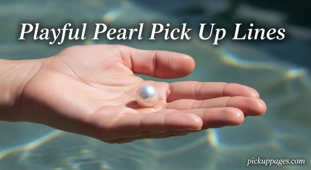 Playful Pearl Pick Up Lines