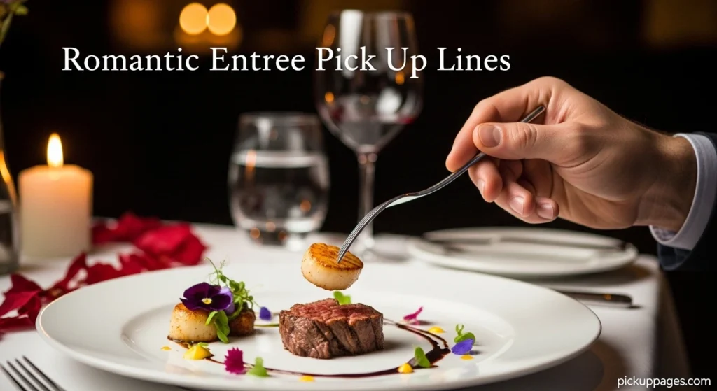 Romantic Entree Pick Up Lines