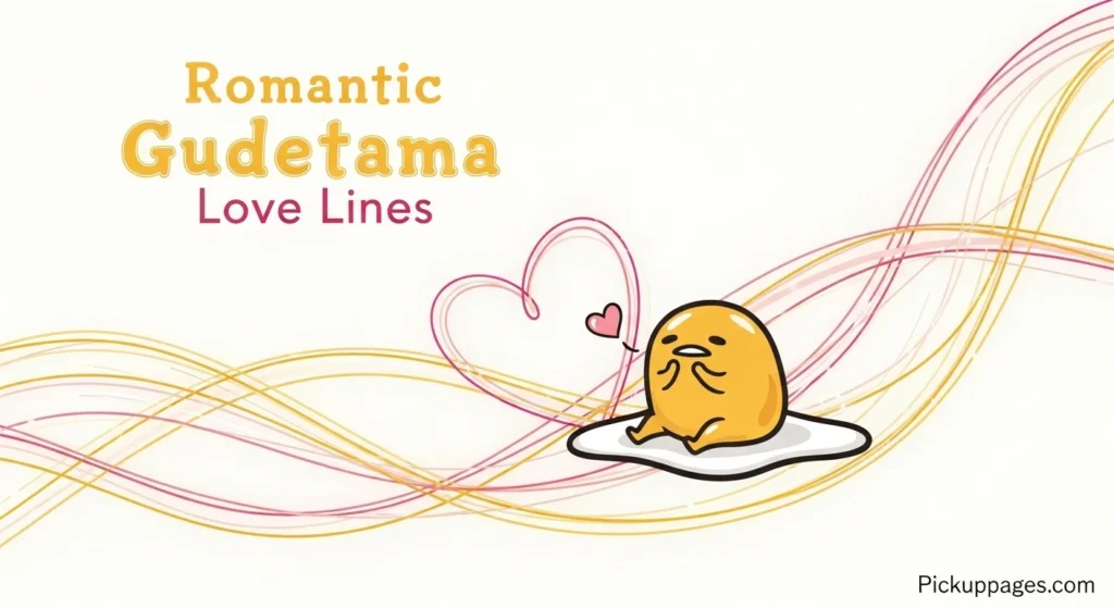 Romantic Gudetama Love Lines