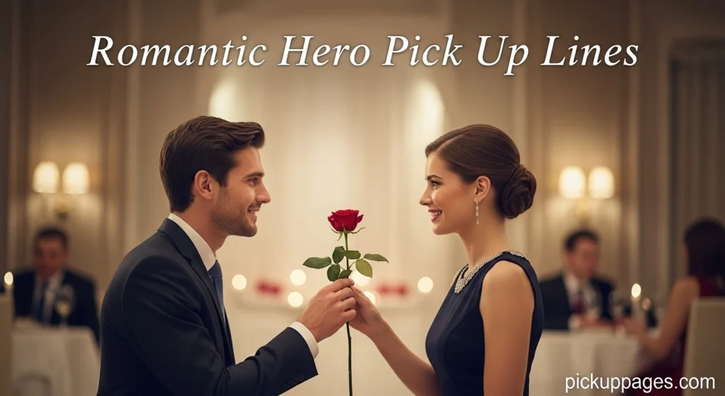 Romantic Hero Pick Up Lines