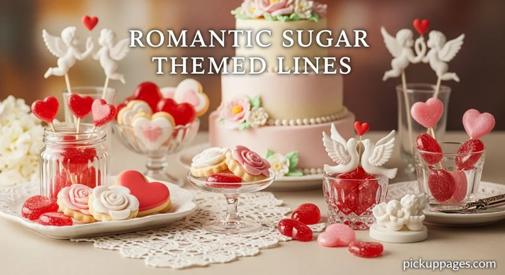 Romantic Sugar Themed Lines