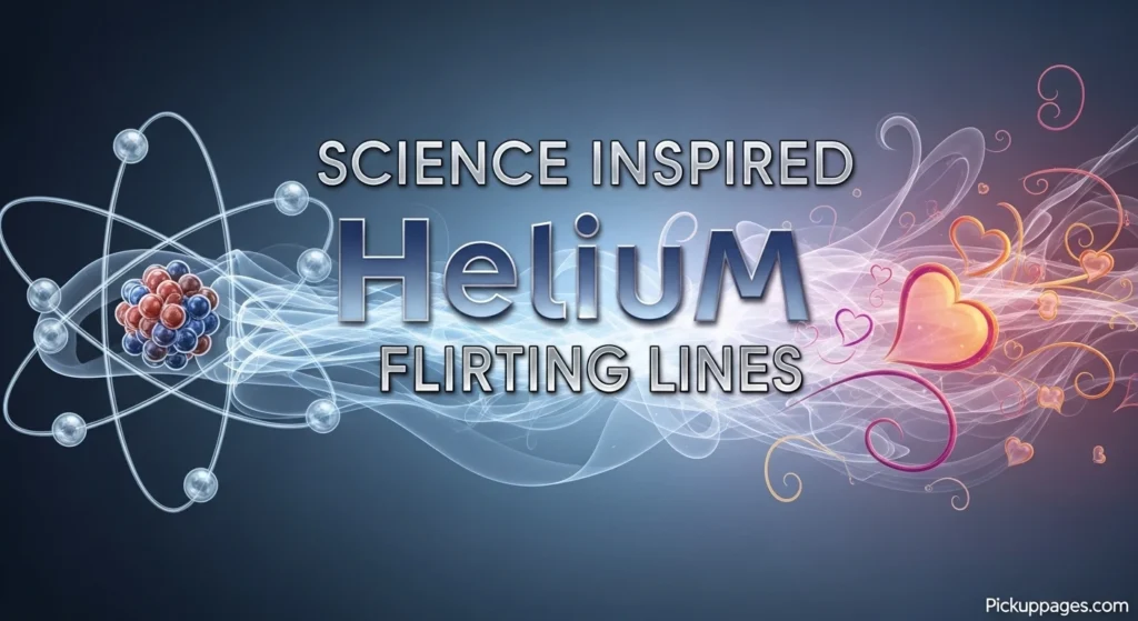 Science Inspired Helium Flirting Lines