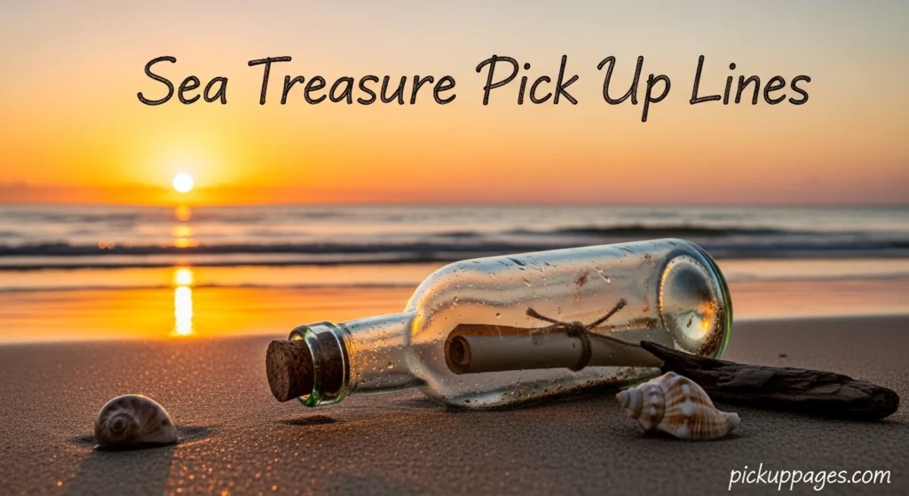 Sea Treasure Pick Up Lines