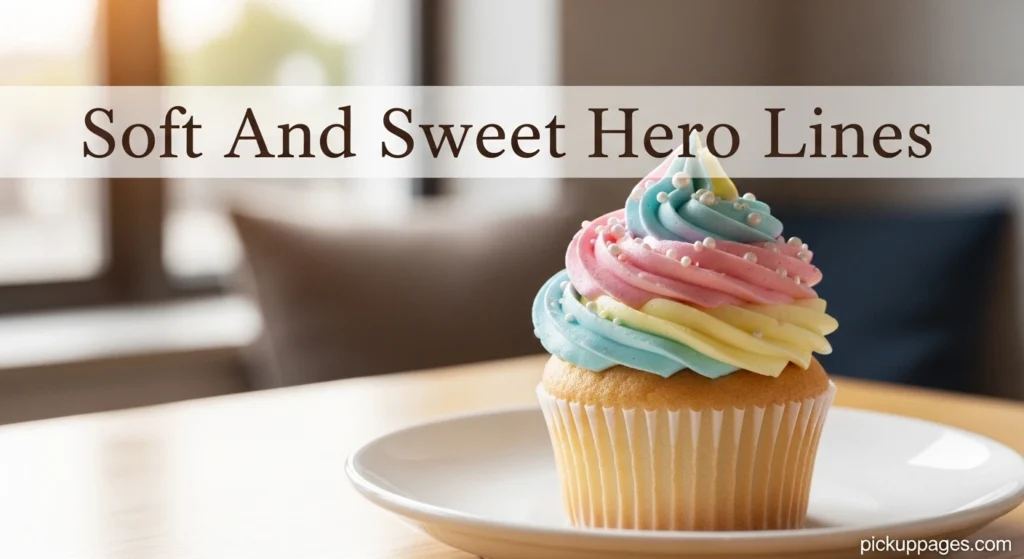 Soft And Sweet Hero Lines