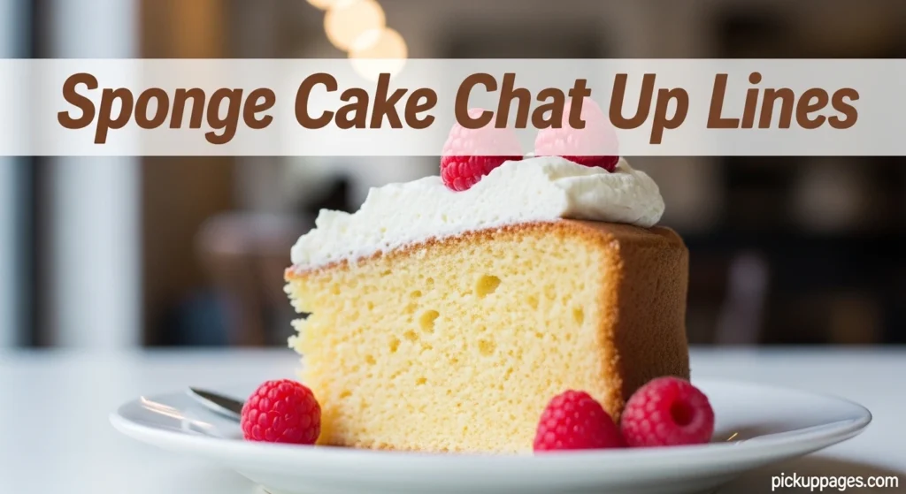 Sponge Cake Chat Up Lines