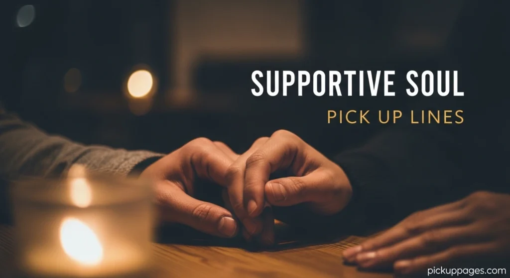Supportive Soul Pick Up Lines