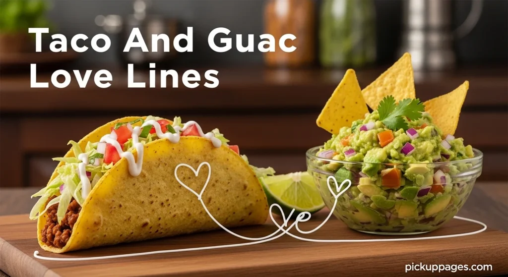 Taco And Guac Love Lines