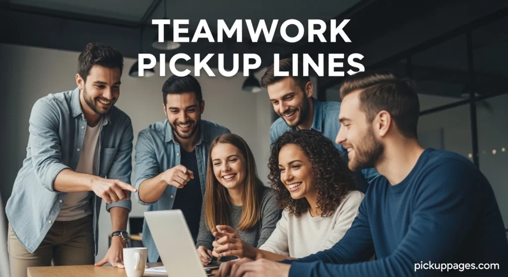 Teamwork Pickup Lines