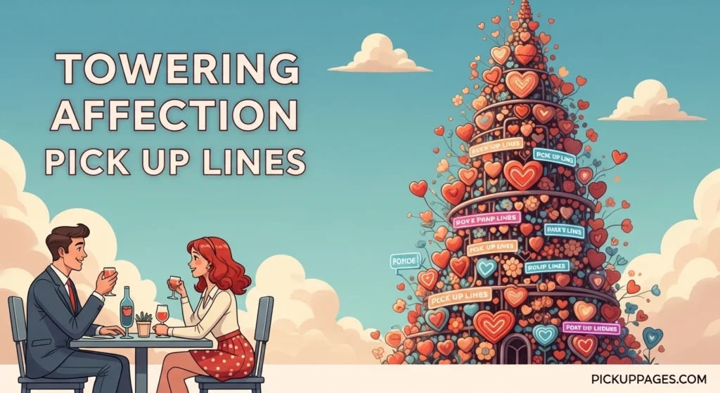 Towering Affection Pick Up Lines
