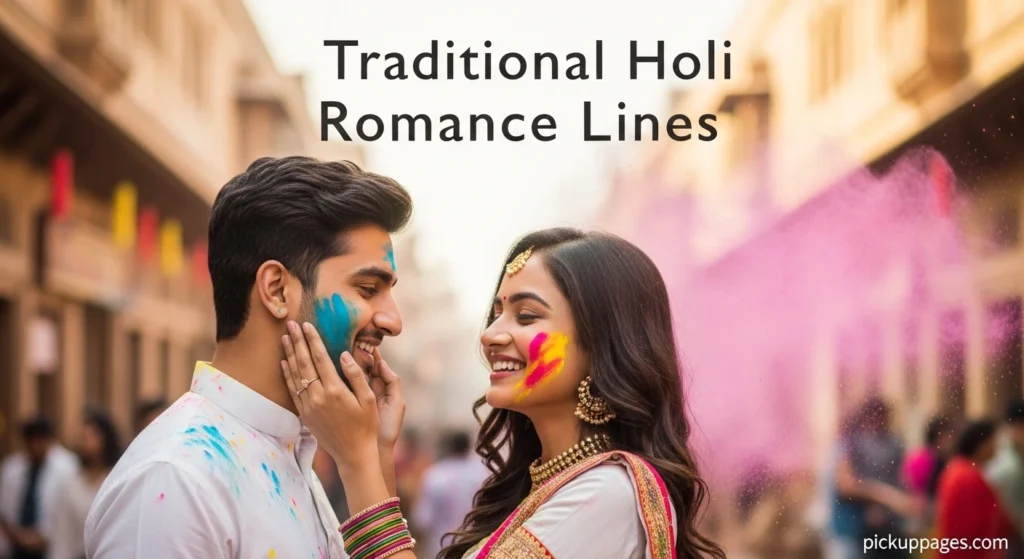 Traditional Holi Romance Lines