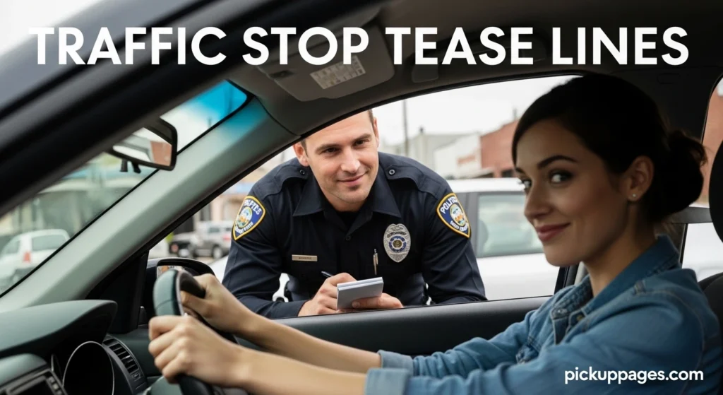 Traffic Stop Tease Lines