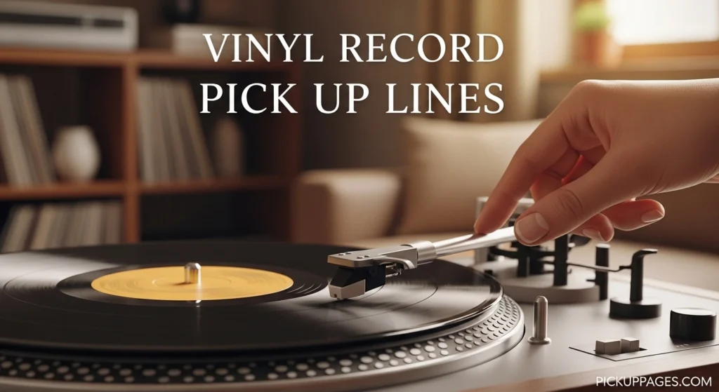 Vinyl Record Pick Up Lines