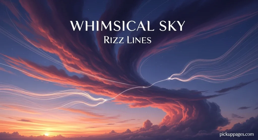 Whimsical Sky Rizz Lines