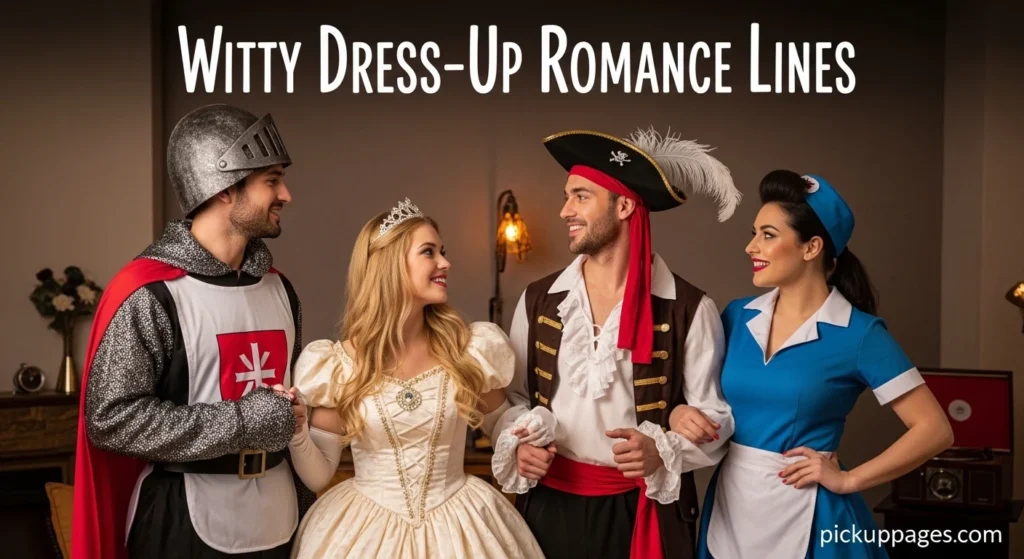 Witty Dress-Up Romance Lines