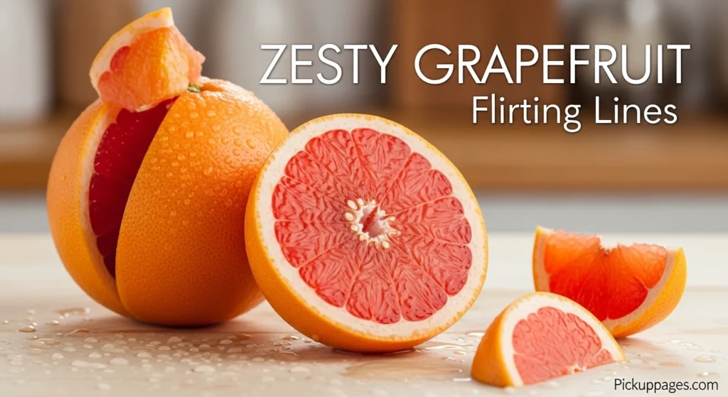 Zesty Grapefruit Flirting Lines