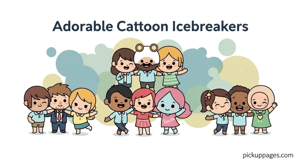 Adorable Cartoon Icebreakers