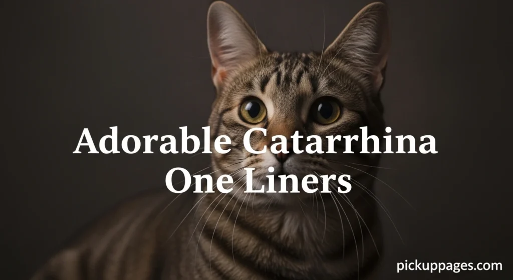 Adorable Catarrhina One Liners