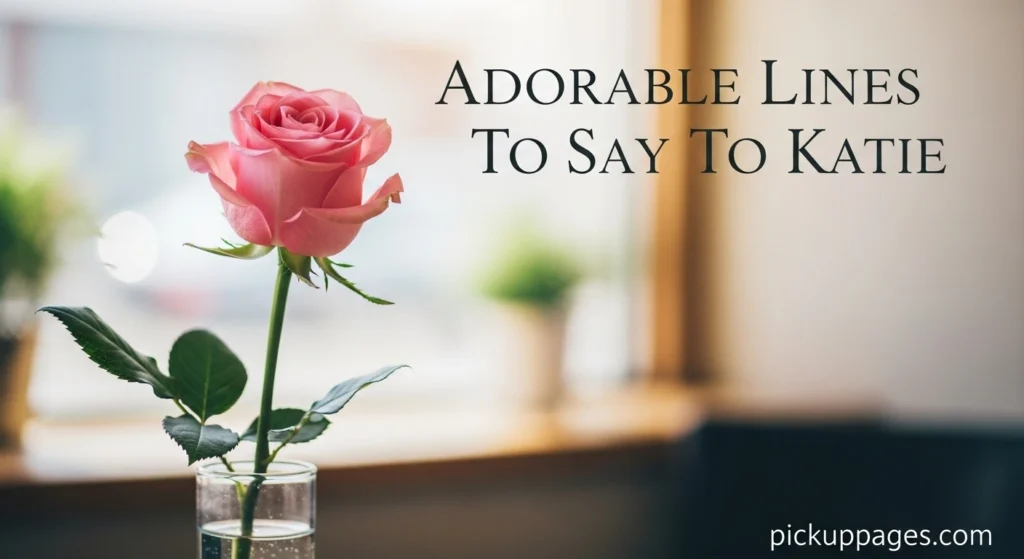 Adorable Lines To Say To Katie