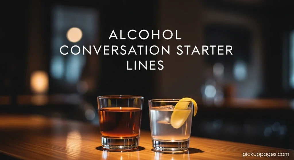 Alcohol Conversation Starter Lines