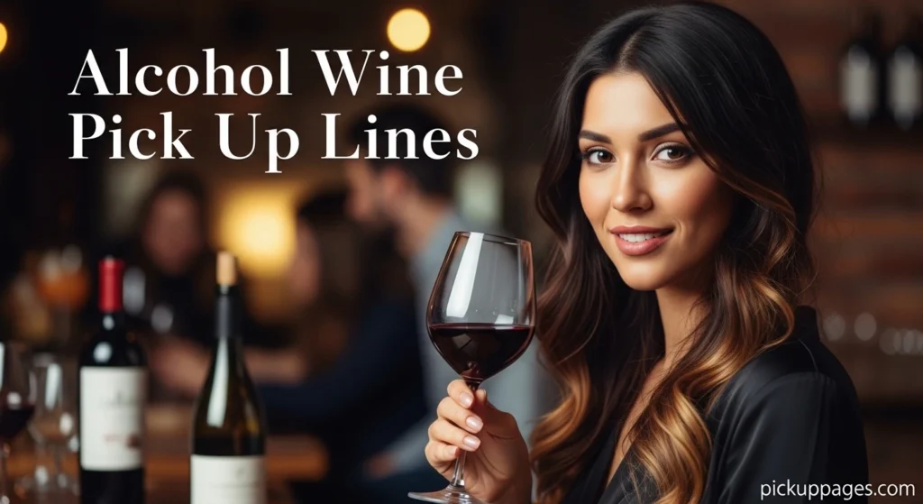 Alcohol Wine Pick Up Lines