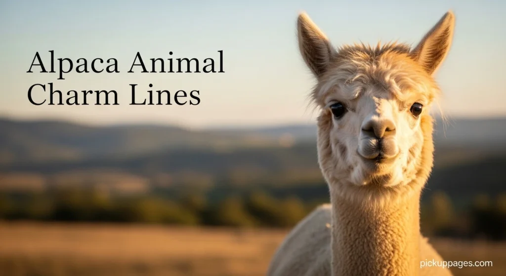 Alpaca Animal Charm Lines