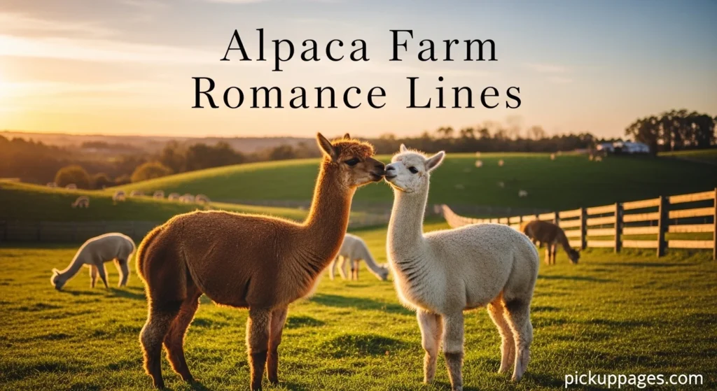Alpaca Farm Romance Lines