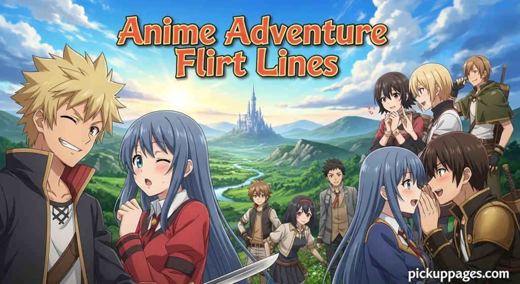 Anime Adventure Flirt Lines