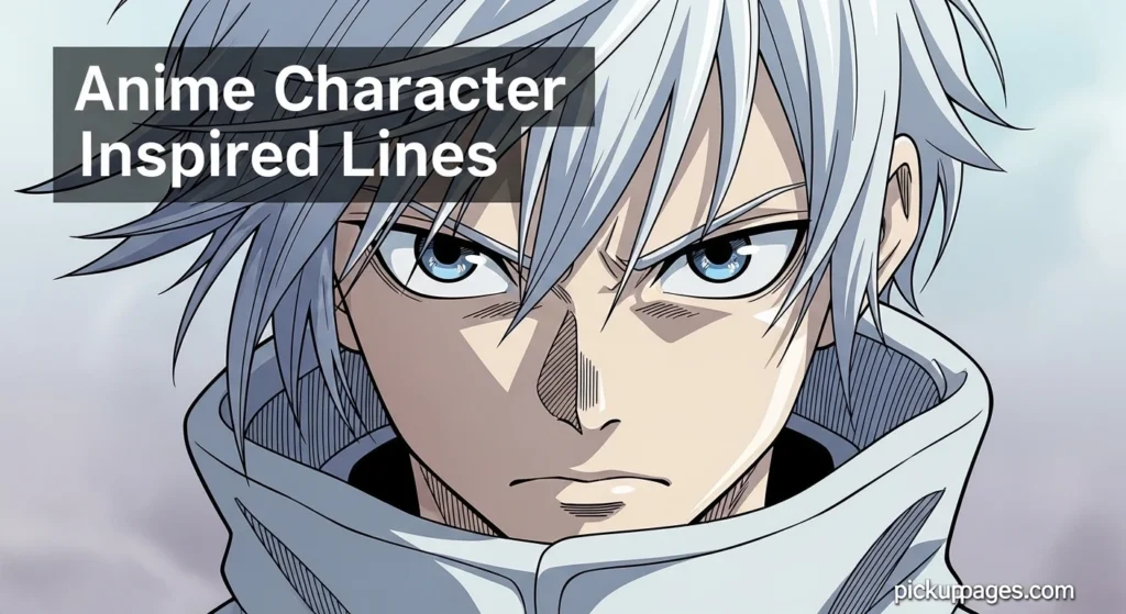Anime Character Inspired Lines