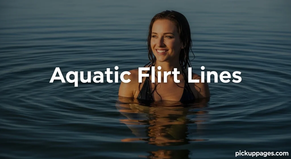 Aquatic Flirt Lines