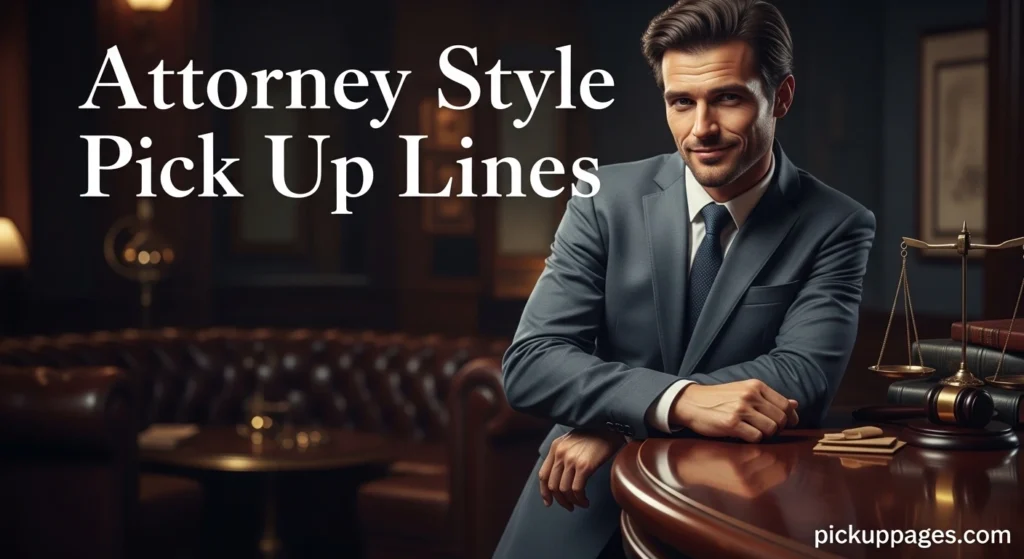 Attorney Style Pick Up Lines