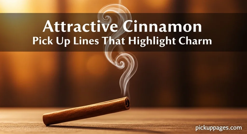 Attractive Cinnamon Pick Up Lines That Highlight Charm