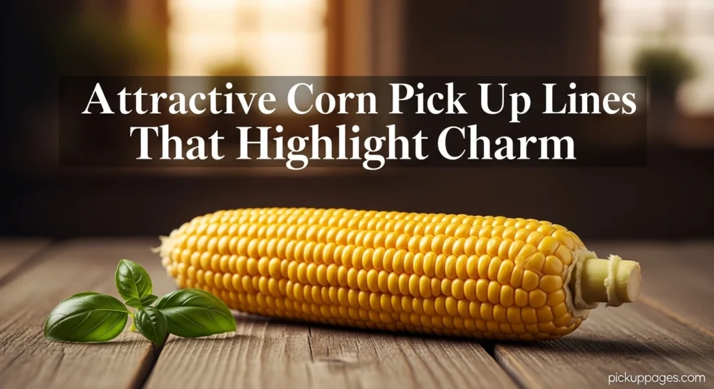Attractive Corn Pick Up Lines That Highlight Charm