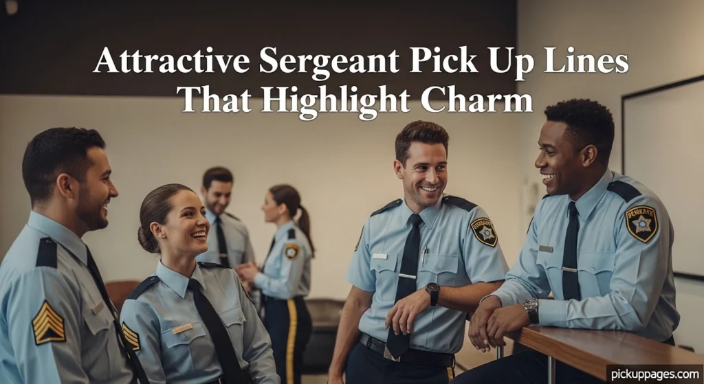 Attractive Sergeant Pick Up Lines That Highlight Charm