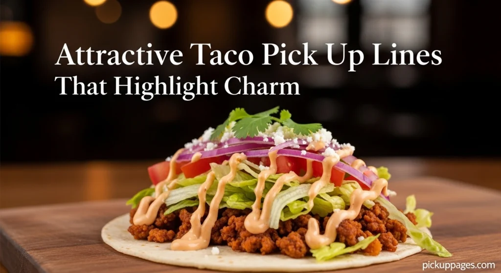 Attractive Taco Pick Up Lines That Highlight Charm