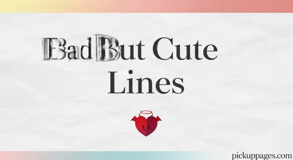 Bad But Cute Lines