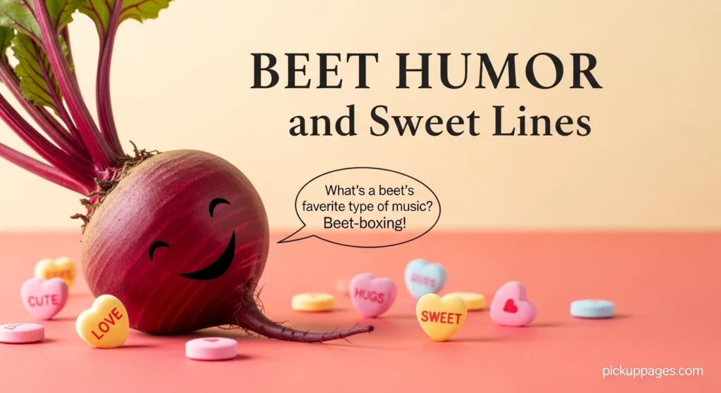 Beet Humor and Sweet Lines