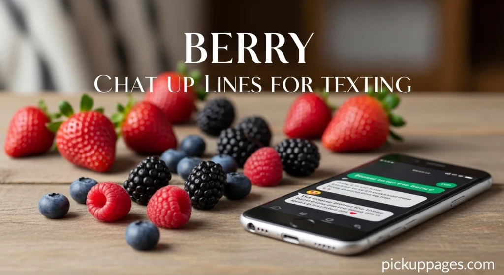 Berry Chat Up Lines for Texting