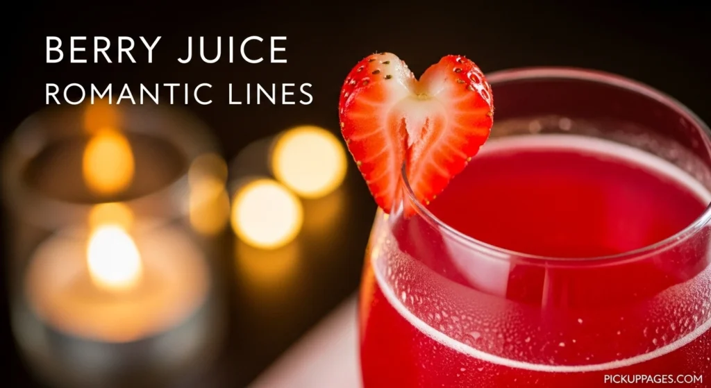 Berry Juice Romantic Lines