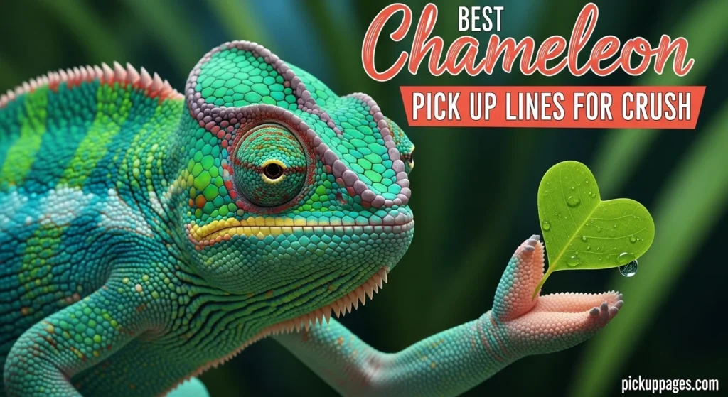 Best Chameleon Pick Up Lines For Crush