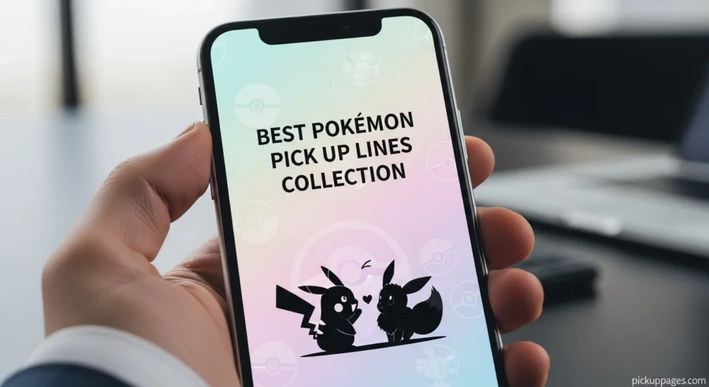 Best Pokemon Pick Up Lines Collection