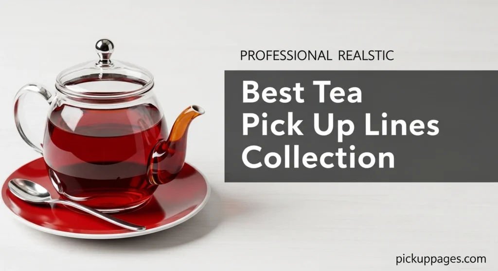Best Tea Pick Up Lines Collection