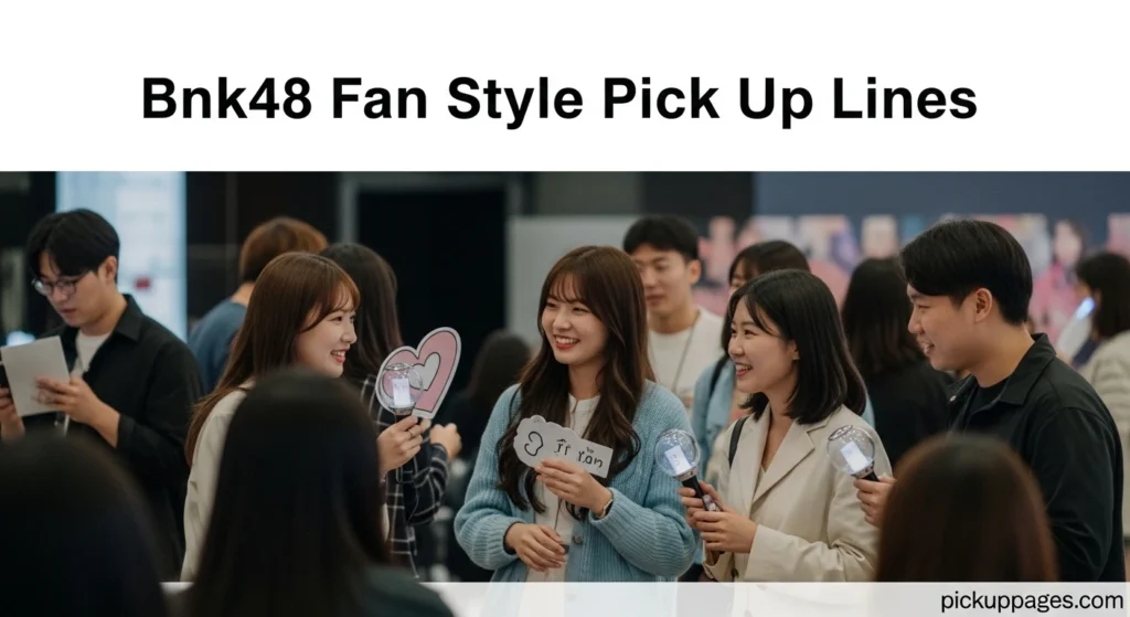 Bnk48 Fan Style Pick Up Lines