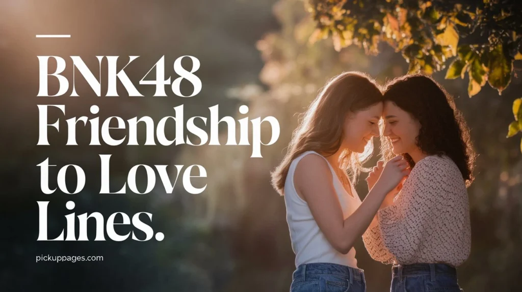 Bnk48 Friendship To Love Lines