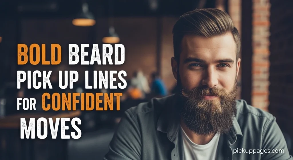 Bold Beard Pick Up Lines for Confident Moves