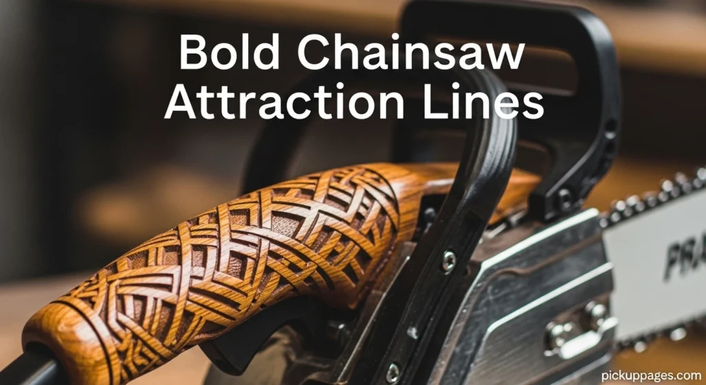 Bold Chainsaw Attraction Lines