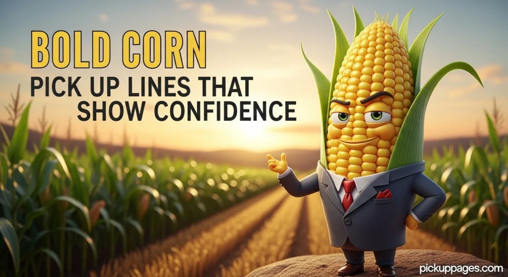Bold Corn Pick Up Lines That Show Confidence