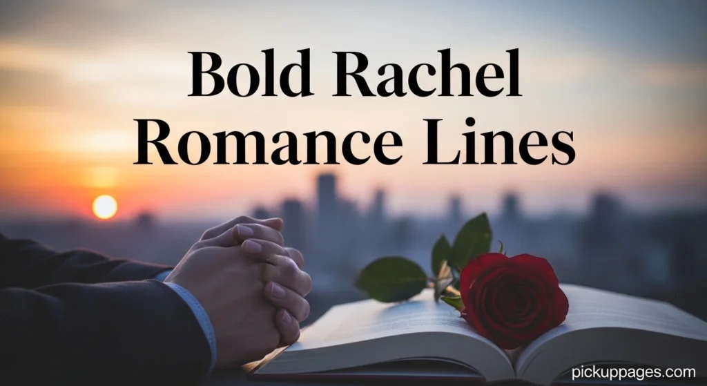 Bold Rachel Romance Lines