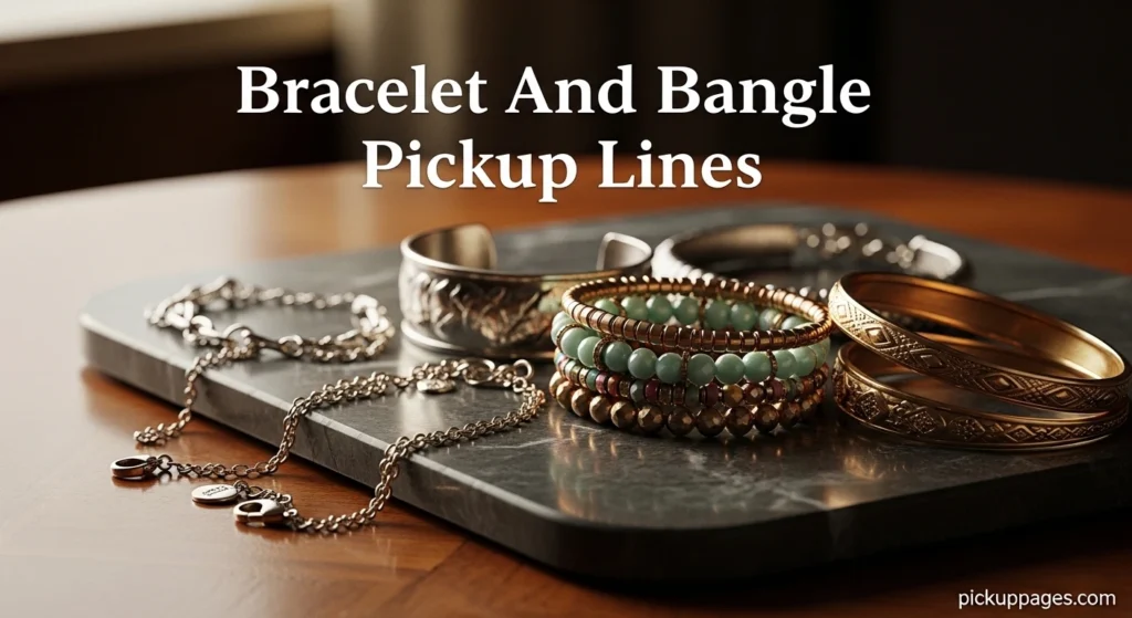 Bracelet And Bangle Pickup Lines