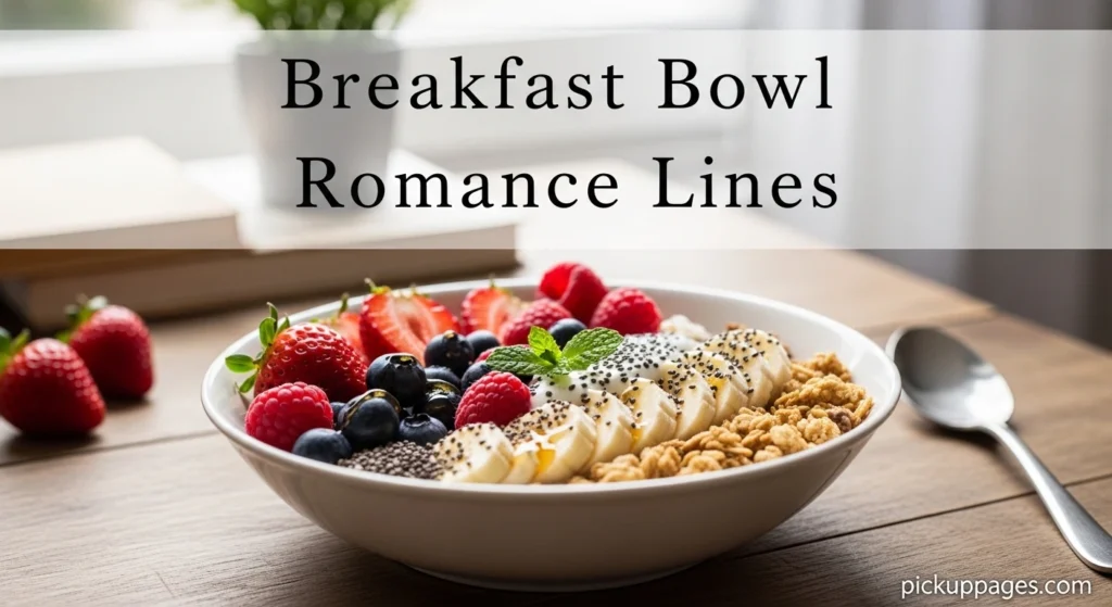 Breakfast Bowl Romance Lines