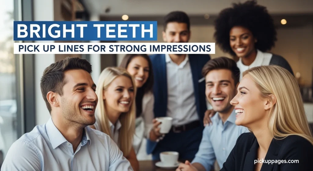 Bright Teeth Pick Up Lines for Strong Impressions